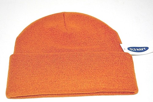 OLD NAVY BAMBINI RAGAZZI MAGLIONE MAGLIA POLSINO ARROTOLATO BERRETTO CAPPELLO PAN DI ZENZERO MARRONE S/M