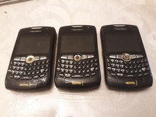 Lot of 3: BlackBerry Curve 8350i - Black Nextel Sprint Vintage Parts Repair