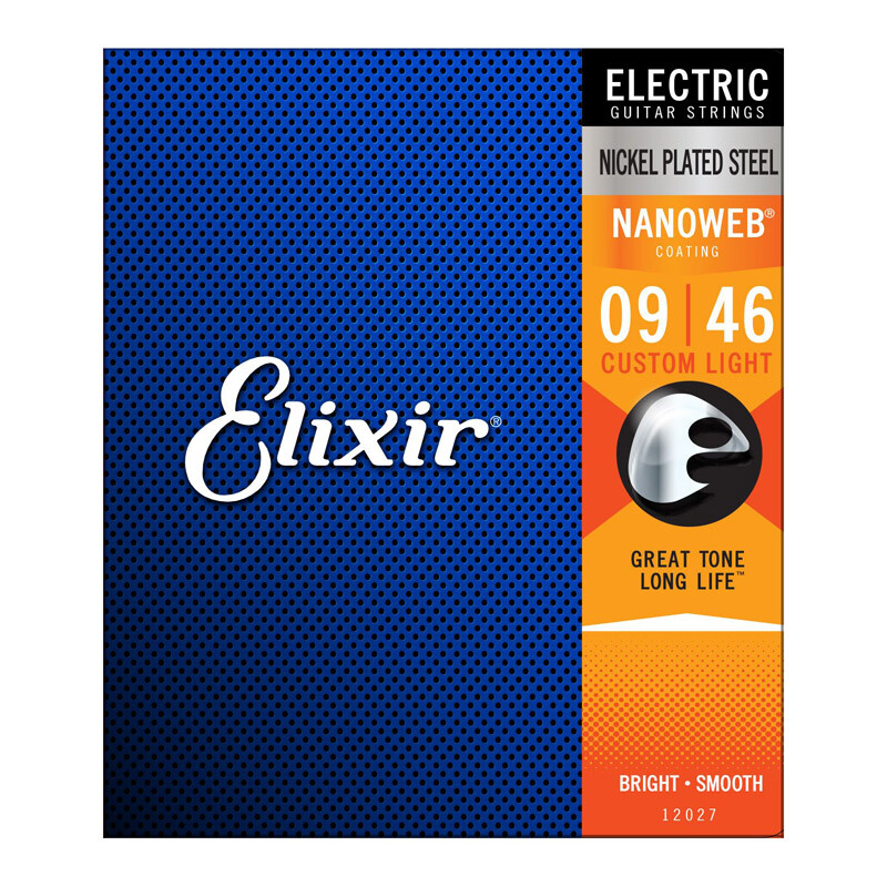 Elixir anti Rust Electric 9-46 custom light guitar strings