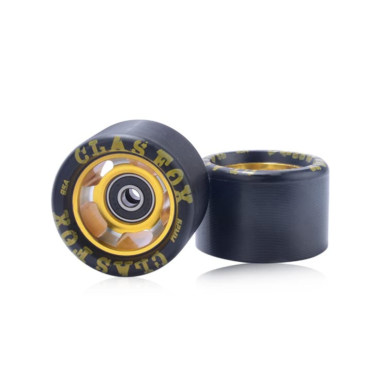 CLAS FOX 95A Speed/Derby Wheels Aluminum Roller Skate Wheels Indoor Roller Re... eBay