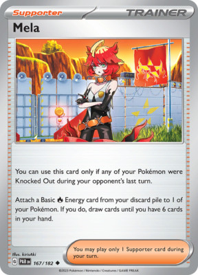 Mela 167/182 Pokémon TCG Paradox Rift | eBay