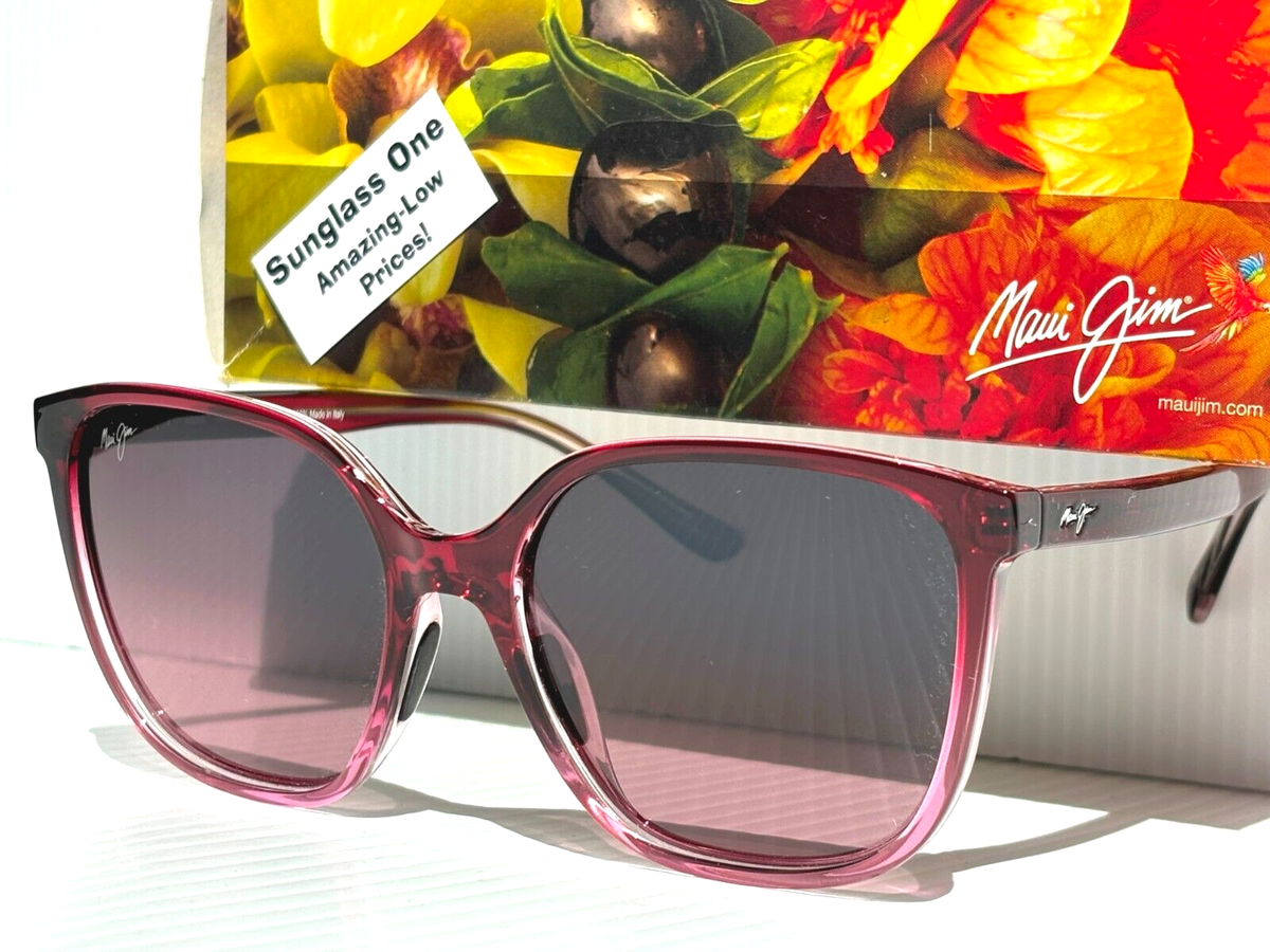 NEW Maui Jim GOOD FUN Raspberry Fade POLARIZED Maui Rose GLASS