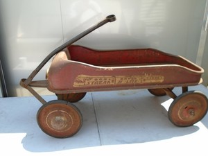 vintage toy wagons