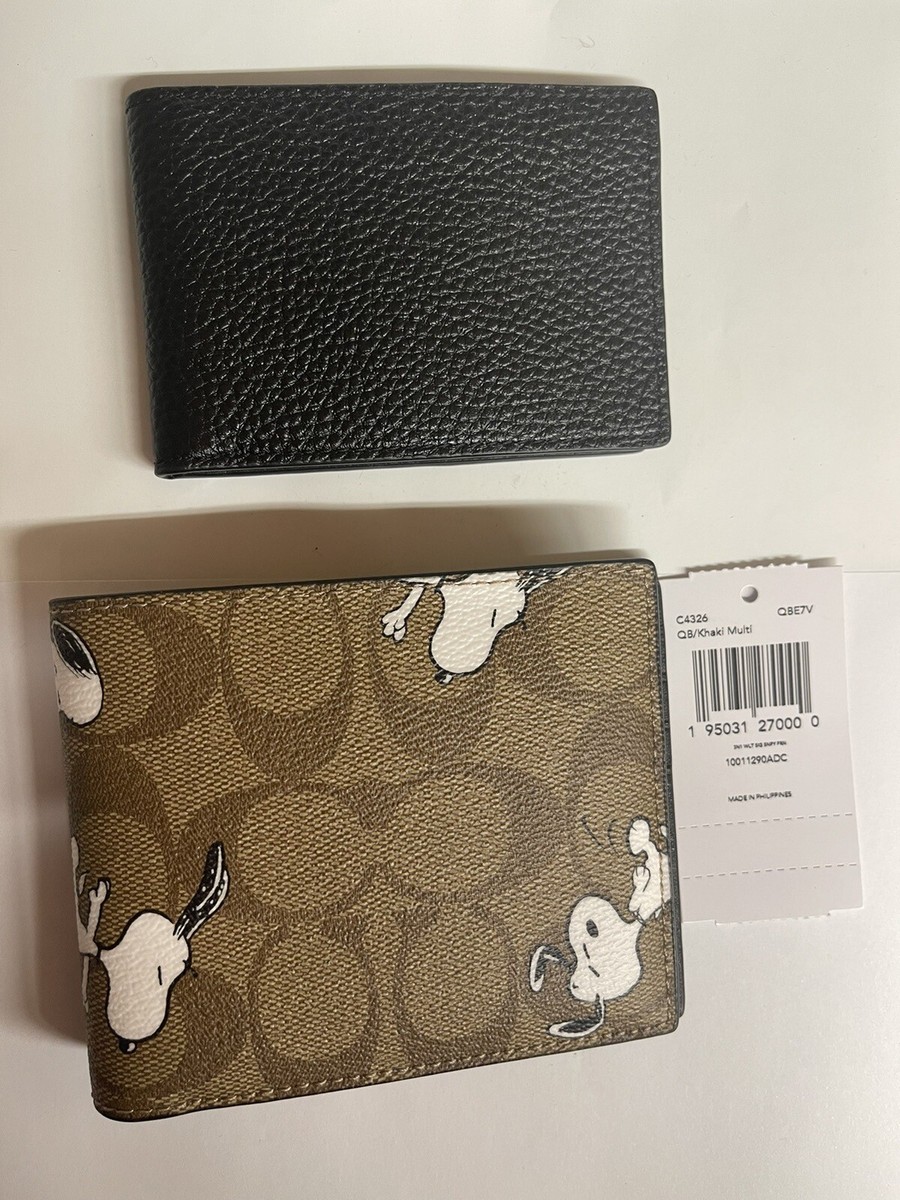 【COACH X PEANUTS】コーチ 3-IN-1 ウォレット・キャンバス Coach X Peanuts 3-In-1 Wallet In Signature Canvas With