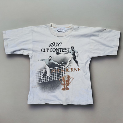 Gian Marco Venturi Sport T-Shirt Tennis Melbourne Cup Vintage 90S Gr. M Gewand S