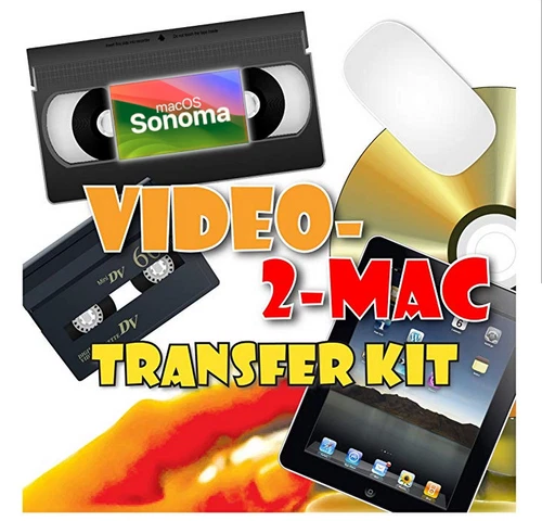 VHS to Mac Video Capture Hi8, VHSC, Video8, MiniDV too. For Intel & M1 Macs