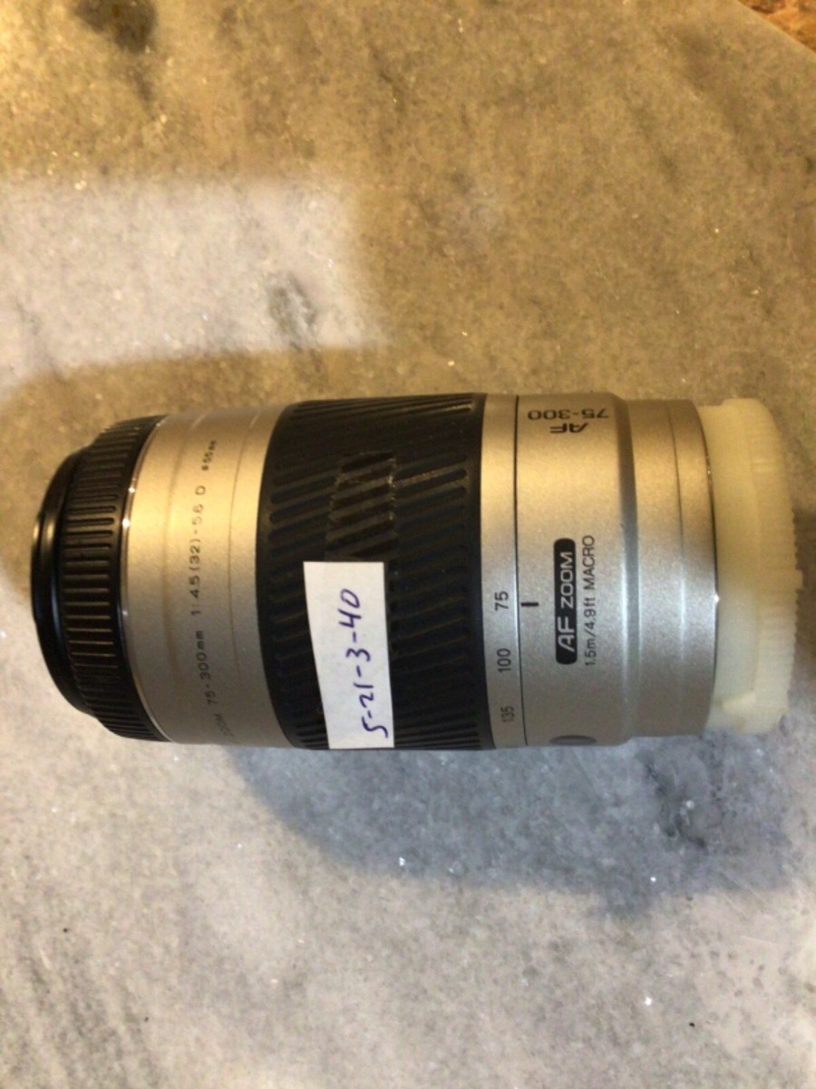 MINOLTA AF 75-300 mm F4.5‐5.6 ソニー aマウント用 Minolta AF 75-300mm F/4.5-5.6 | LENS-DB.COM