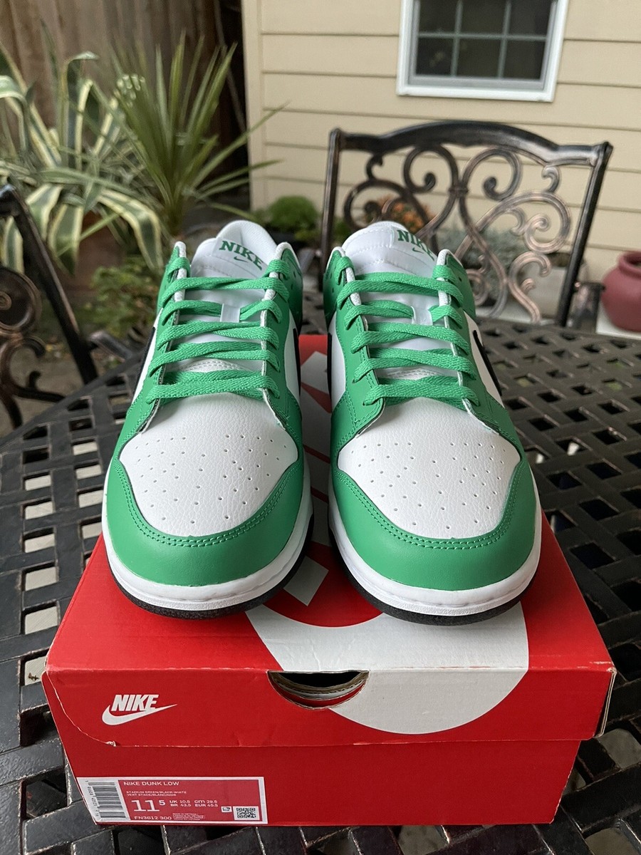 NEW Nike Dunk Low Stadium Green FN3612-300 Celtics Men's Size 11.5