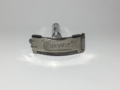 VINTAGE 1940s LADY'S SAFETY RAZOR CURVFIT IN ORIGINAL BOX WITH ALL ...