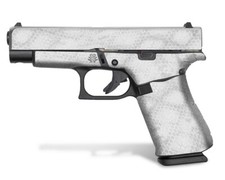 Glock 48 Decal Grip - Digital Snakeskin White