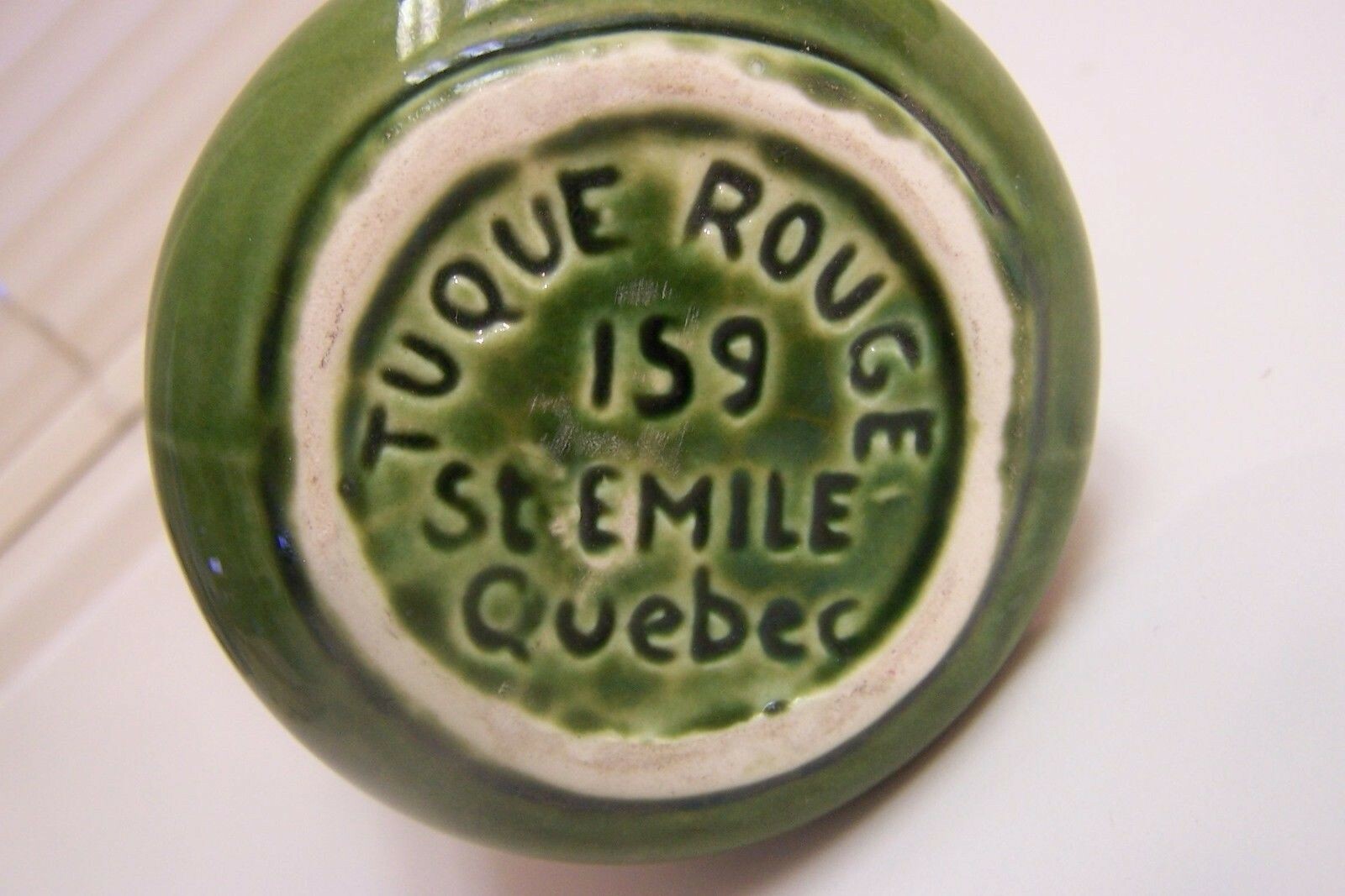 Vintage TUQUE ROUGE POTTERY 159 St. Emile Pitcher eBay