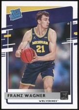 2021 Panini Chronicles Draft Picks #34 Franz Wagner Michigan Basketball Card