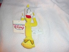 Disney Store  Disney Theme Parks Mini Bean Bag Lumiere 8" Beauty  Beast Tags
