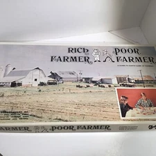 Rich Farmer Poor Farmer Board Game 1978 Incomplete Land Develop Cards Missing