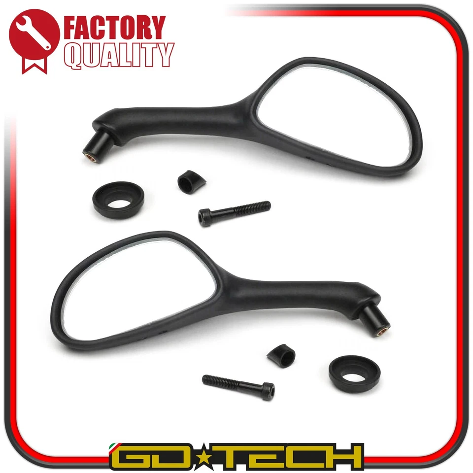 COPPIA SPECCHIETTI RUNNER 50 SP FX FXR VX VXR 125 180 200 SPECCHI RETROVISORI - Immagine 3 di 4