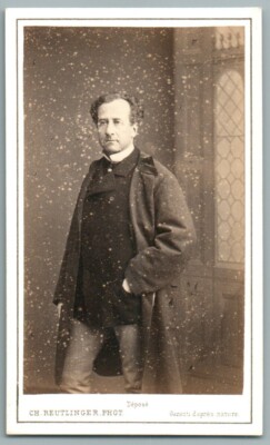 CDV 1870er Prosper Bressant Comedien Théâtre Conservatoire Paris altes Foto