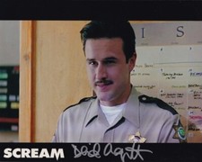 DAVID ARQUETTE signed Autogramm 20x25cm SCREAM in Person autograph COA
