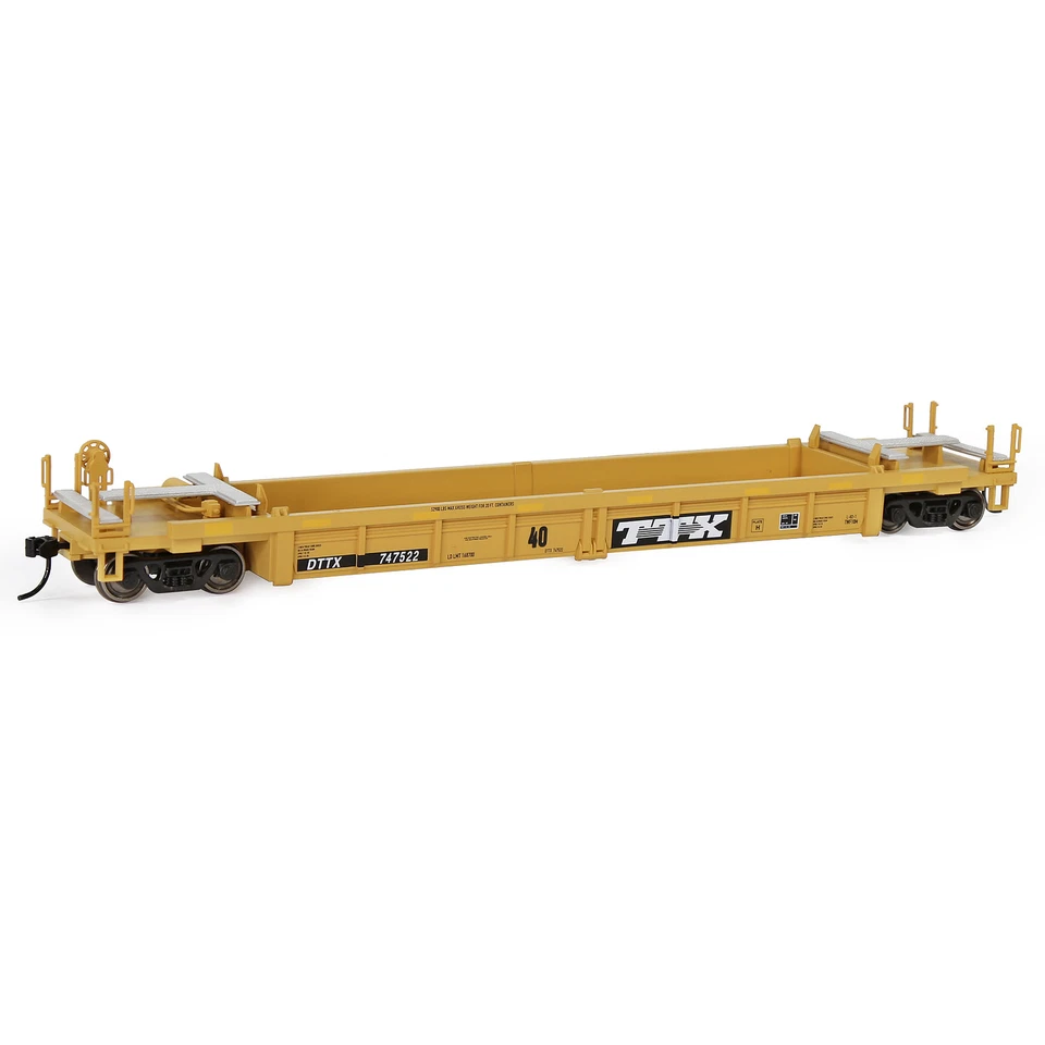 One Set HO Scale 40ft Well Car W 1:87 40' 20' Shipping Container - Image 3 of 4