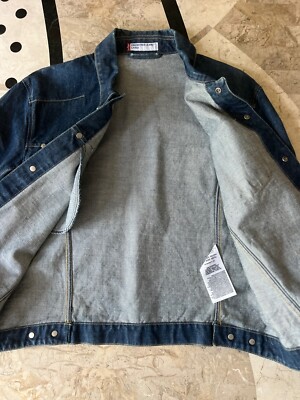 Levi's Engineered Jeans Blue Denim Jacket Size Slim L | eBay