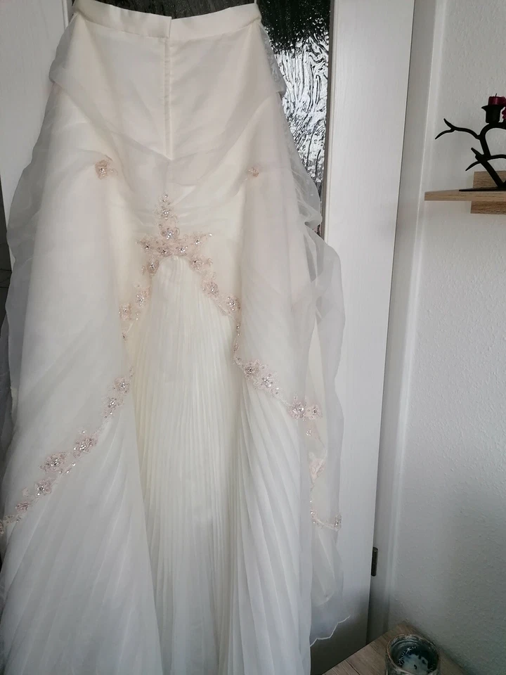 Hochwertiges Brautkleid Hochzeitskleid Gr 44 42 46 Hochzeit Kleid Nana Couture L - Bild 4 von 4
