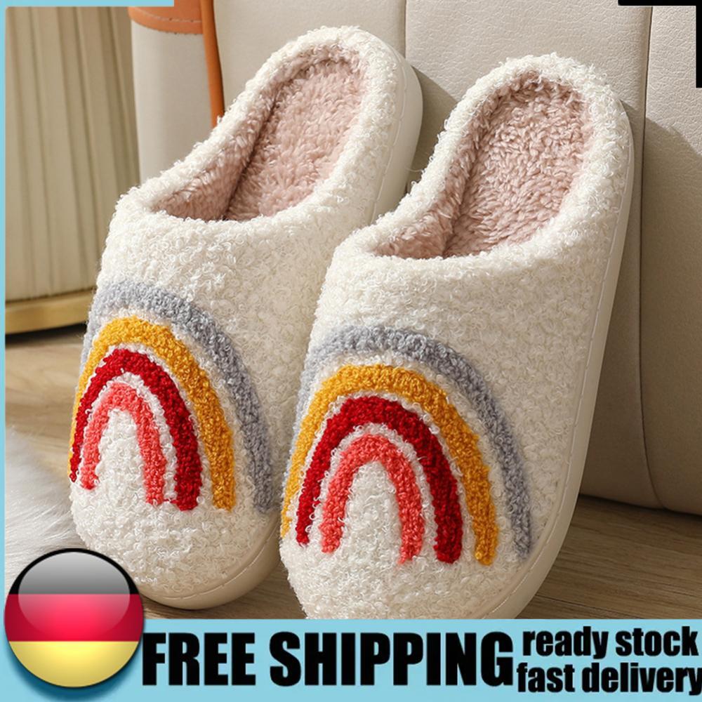 APL Cozy Ho Slippers Home Cotton Shoes Non Slip Fuzzy Winter Slippers for Women