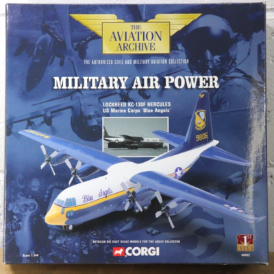 CORGI Lockheed KC-130F Hercules US Marine Corps Blue Angels Airplane Aviation U3