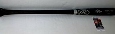 Brian McRae Royals Cubs Mets signed Full Size Black Bat autographed JSA