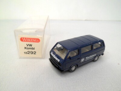 Wiking 13292, VW Bully T3 ''Nordstern Versicherung'', d.-blau,HO/ 1:87, neu m. OVP