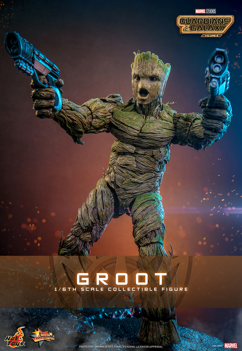 1/6 Marvel Guardians of the Galaxy Vol.3 Groot DLX Figure Hot Toys