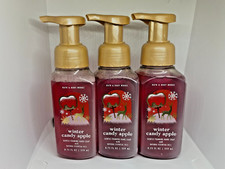Jabón de manos Bath & Body Works Winter Candy Apple 8,75 fl oz *juego de 3*