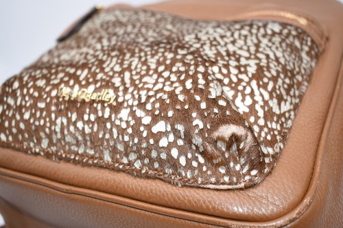 Vera Bradley Leighton "Downtown Dots" Leather Backpack - Picture 7 of 15