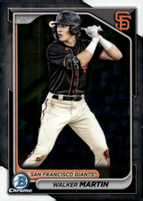 2024 Bowman Draft Chrome - #BDC-152 Walker Martin Giants
