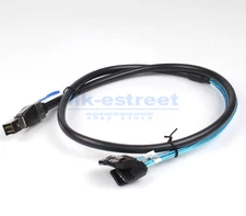 Mini SFF 8644 to 4X SATA Multi-Lane Forward Breakout Splitter Cable 1M