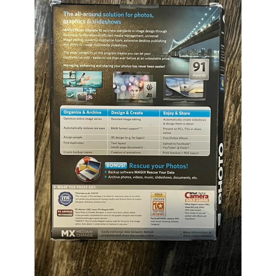 Magix Photo Ultimate 10 Photo Editing Software Organize Archive Design - Image 2 of 4