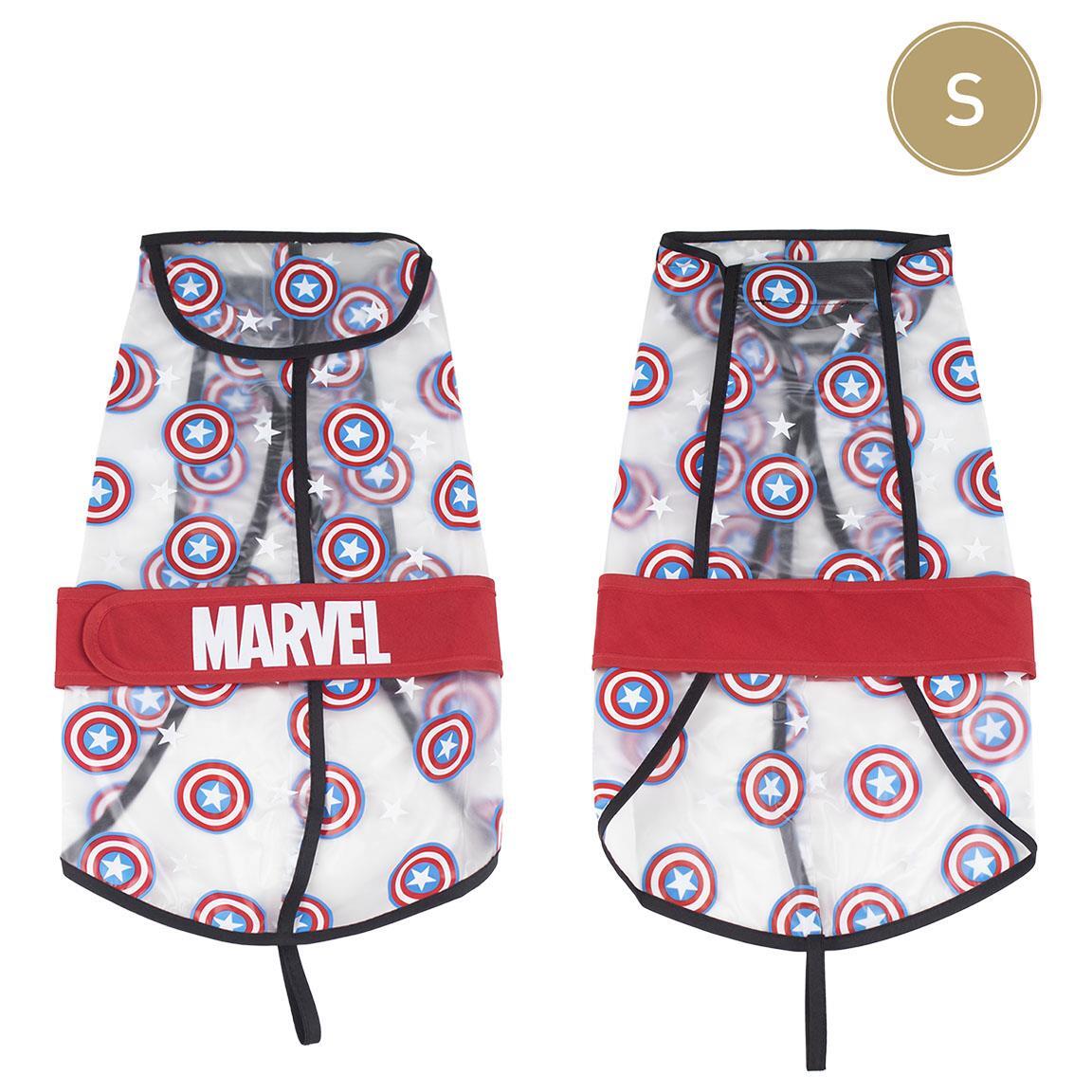 Impermeabile per cani Capitan America S