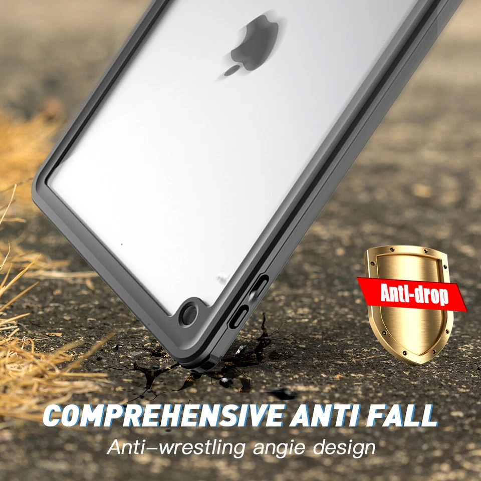 Waterproof Case For iPad 9th/8th/7th/6th/mini 5th/4 Shockproof Heavy Duty Cover - Image 4 of 4