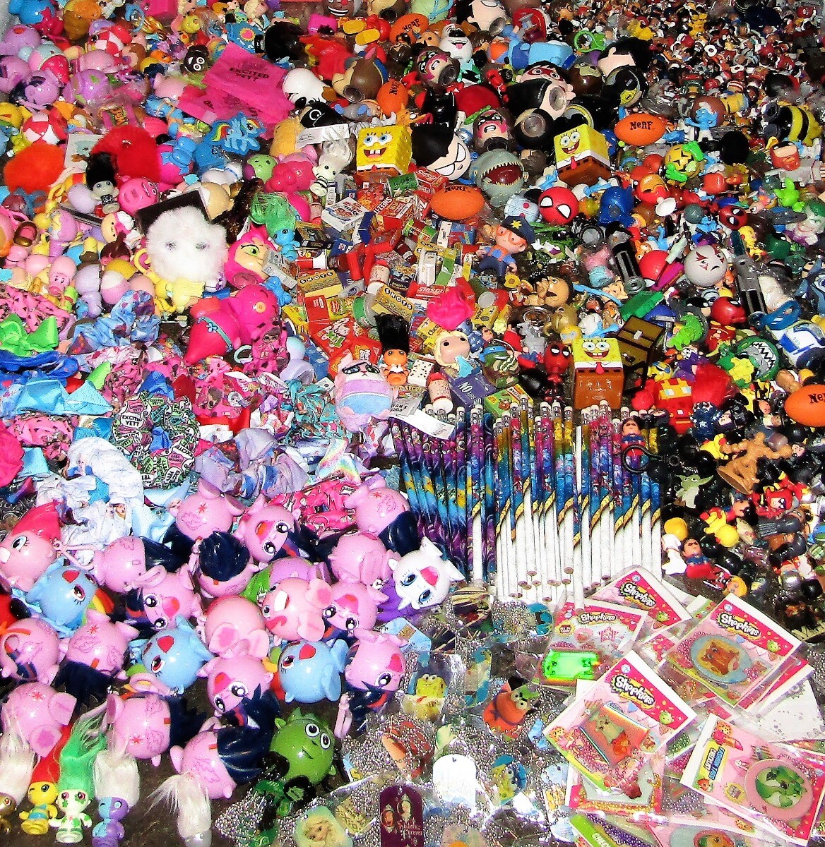 Toys in Bulk Prize Box Boys Girls Random Mixed Lot of (120