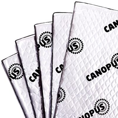 5 Pack Butyl Sound Deadener Mat Car Sound Dampening for Car Trunk 80mil 5sqft