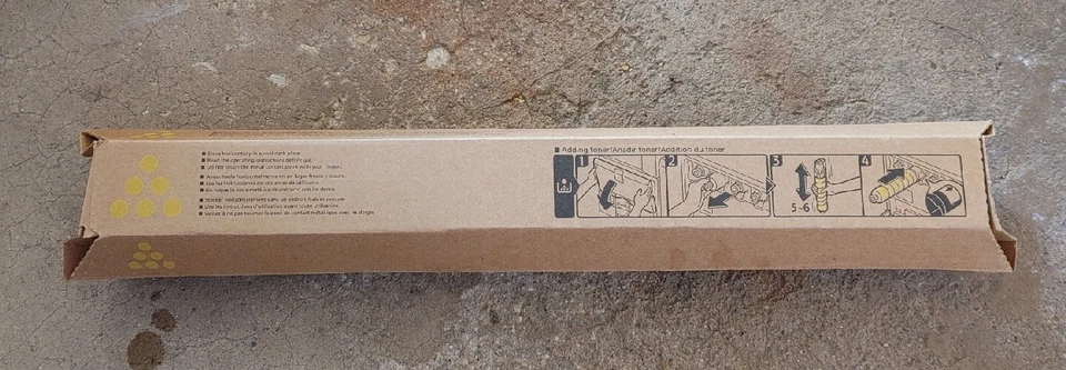 Genuine Ricoh 884979 MP C4500A Toner Yellow New - Image 2 of 3
