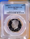 2003 S (Silver) Kennedy Half Dollar Proof - PCGS PR70 DCAM
