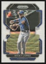 2022 Panini Prizm Prizms White Wave #129 Nicky Lopez Kansas City Royals