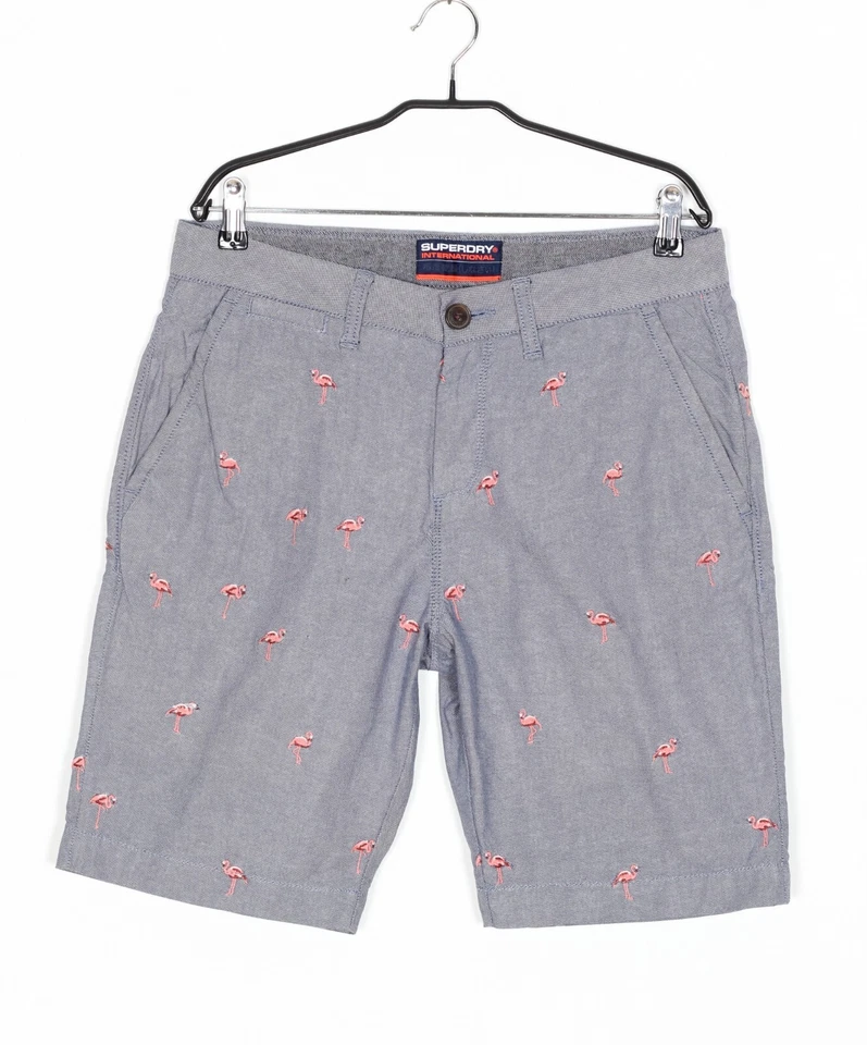 Short chino SUPERDRY Flamingo Stretch Homme Taille W31 DZ6683 - Photo 1/4