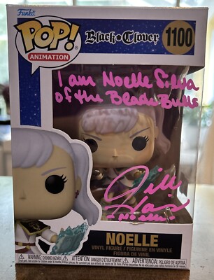 Funko Pop! Black Clover Noelle #1100 Signed Jill Harris