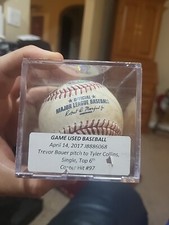 Trevor Bauer PITCH To Tyler Collins Single Indians Cleveland White Sox Hit