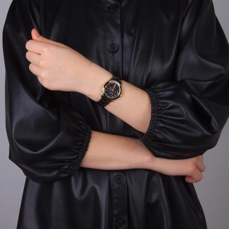 Reloj Pulsera Mujer Wainer Hecho en Suiza WA.18040-C Diamante Cerámica Foto 2 de 4