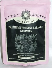 Vital Source Nutrition Premium Feminine Balance 60 Gummies Pineapple Ex 12/2026