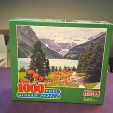 Hoyle 1000-Piece Jigsaw Puzzle Mountain Lake Landscape Made in USA