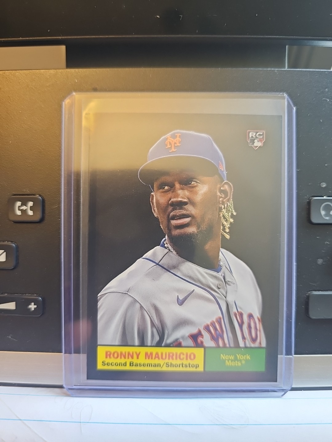 2024 Topps Archives - 1961 Topps Ronny Mauricio #49 Black Foilboard (RC)