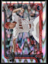 2025 Topps Chrome #227 Tyler Anderson RayWave Refractors