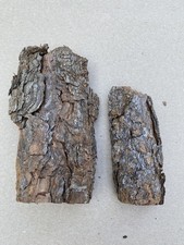 Reptile Terrarium Basking Climb and Shelter- Real Bark set of 2